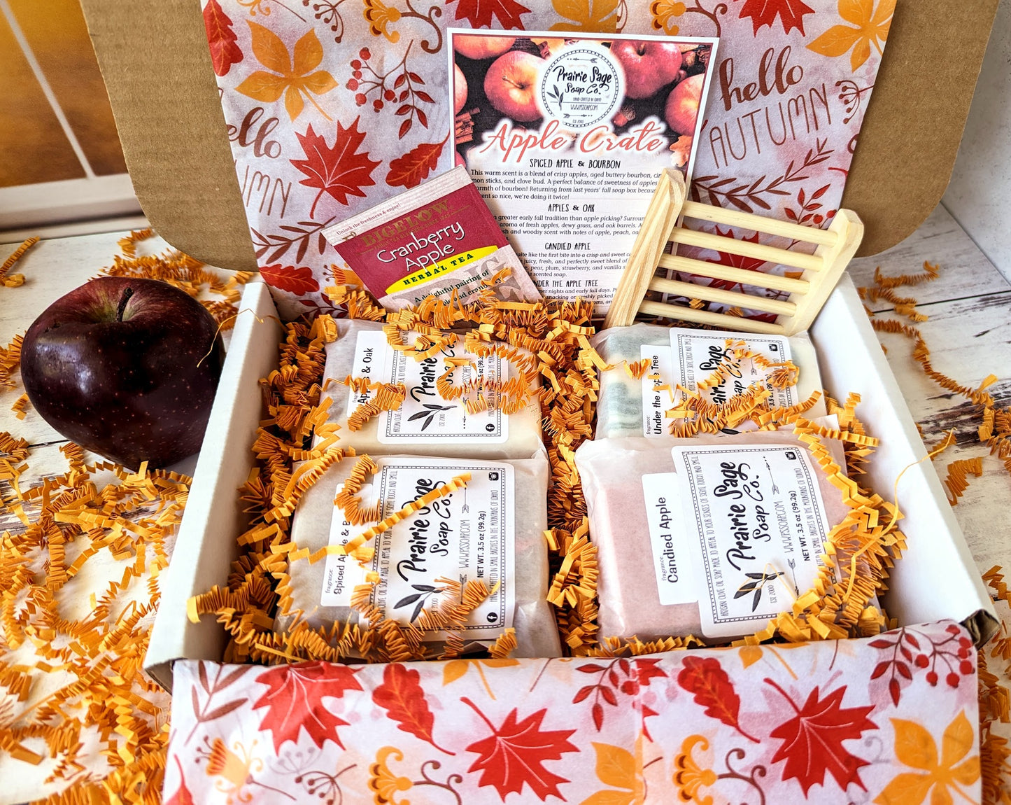 Apple Crate Fall Soap Box