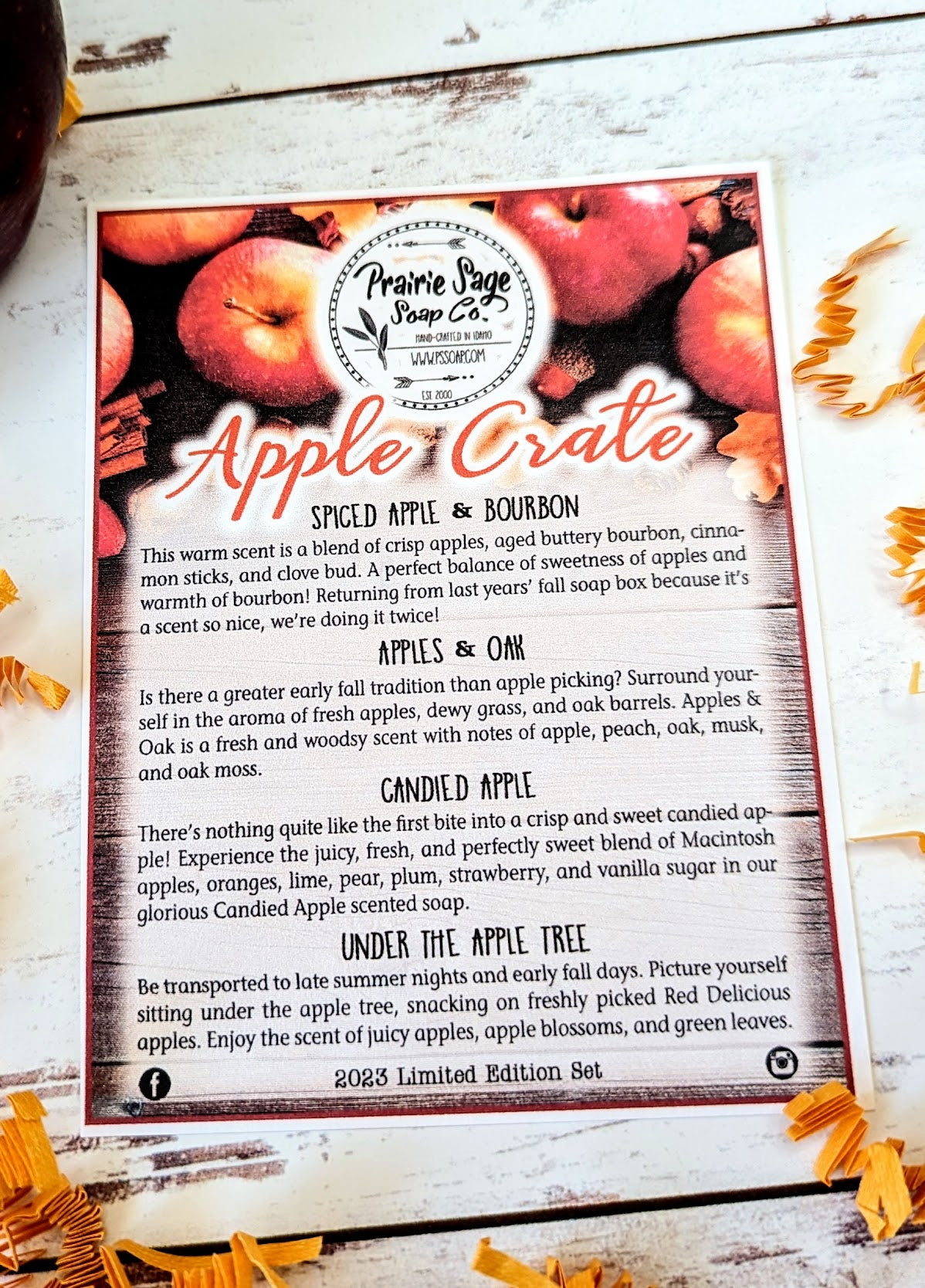 Apple Crate Fall Soap Box