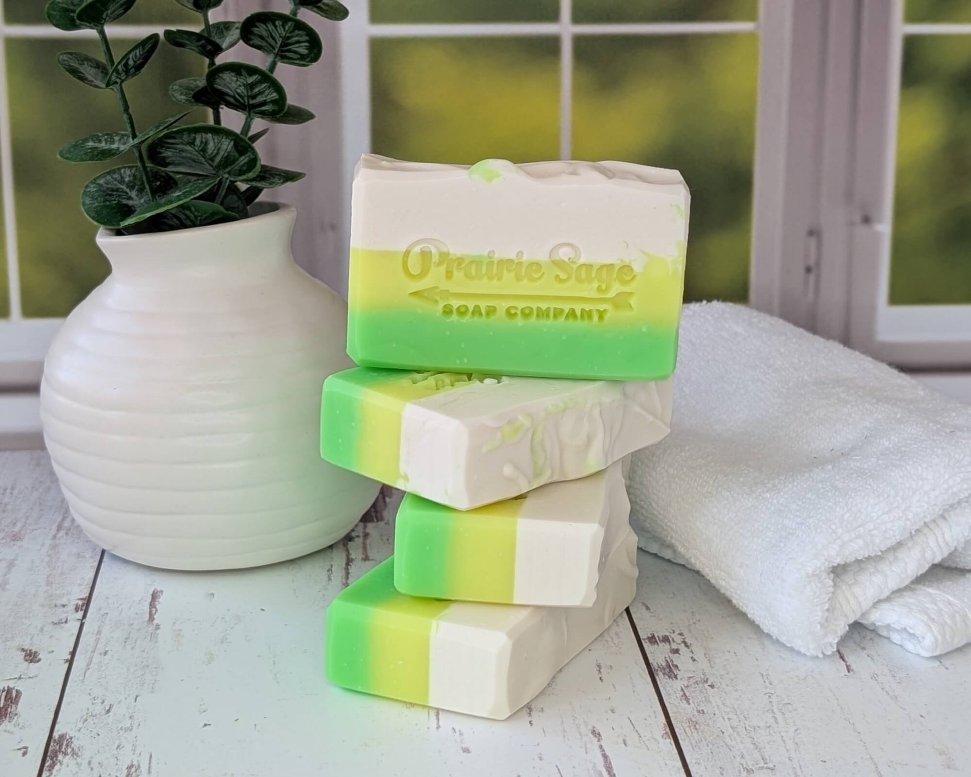 Mango Papaya scented handmade soap