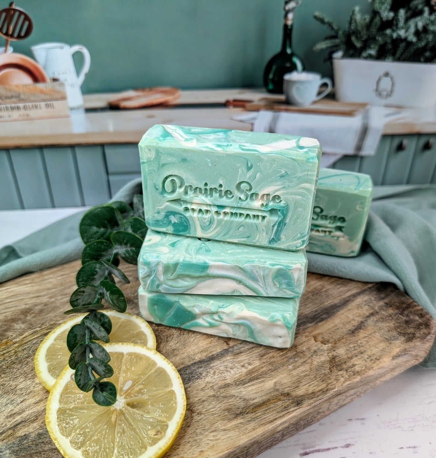 Lemon &  Eucalyptus Scented Soap