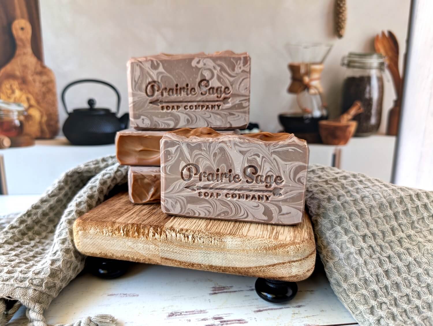 Sweet Vanilla Chai scented handmade soap