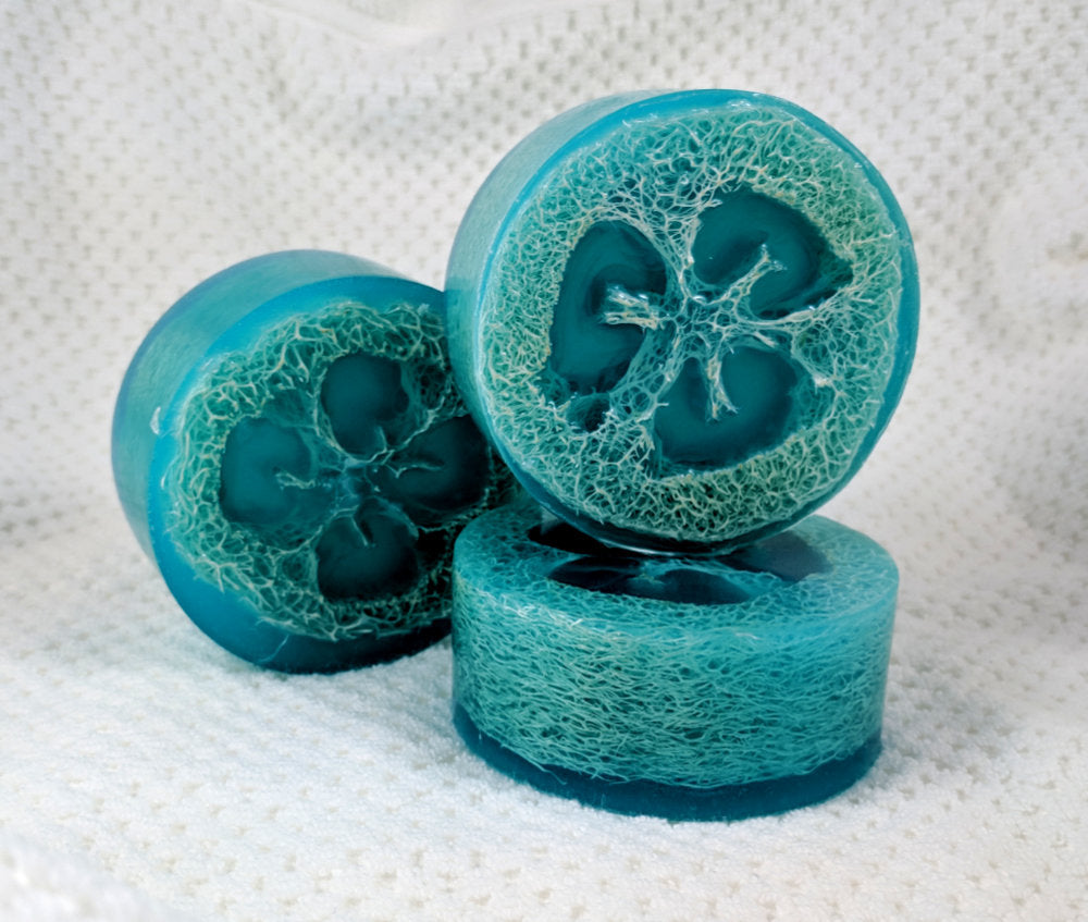 Lavender Peppermint Loofah Soap